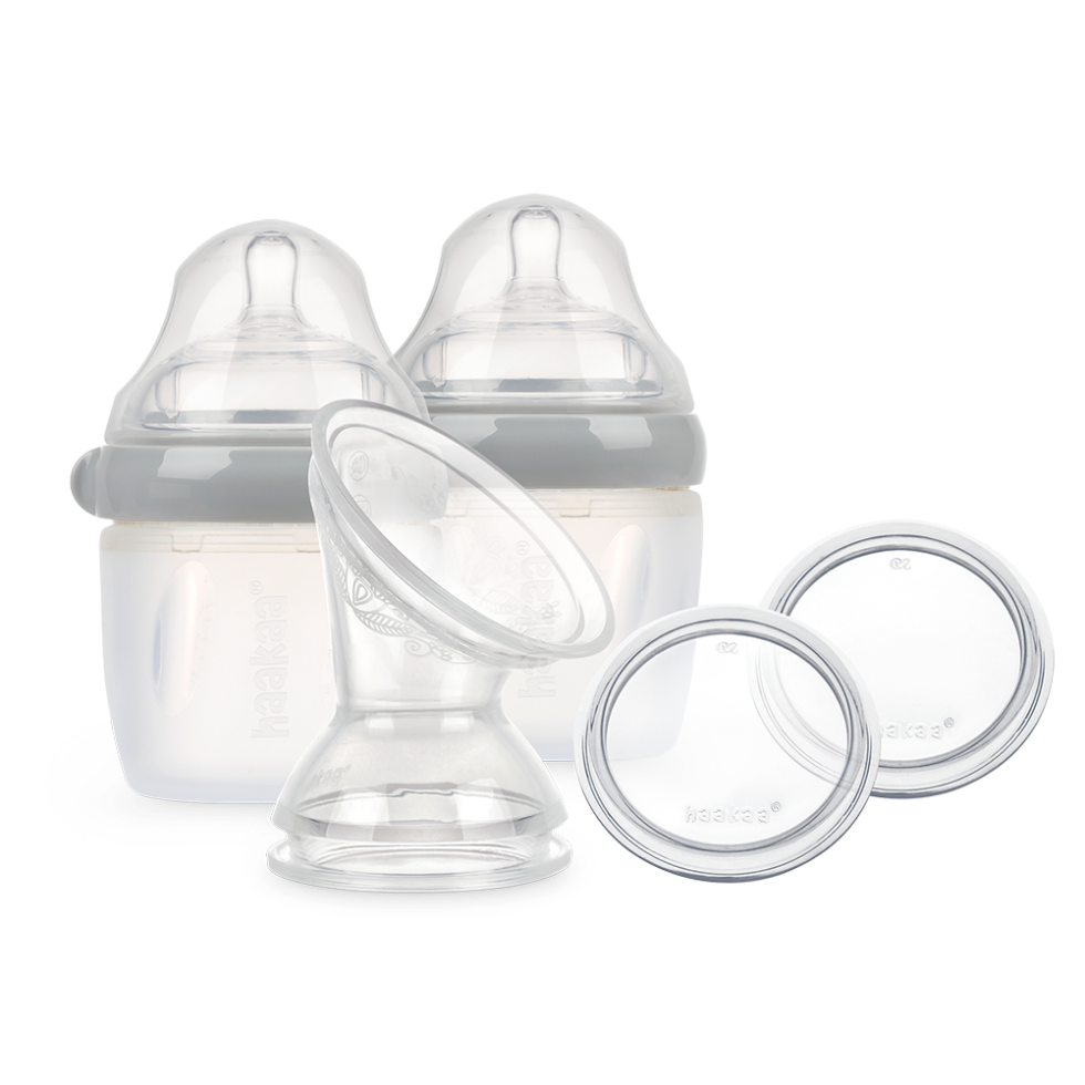 haakaa-generation-3-silicone-pump-and-bottle-pack image 1