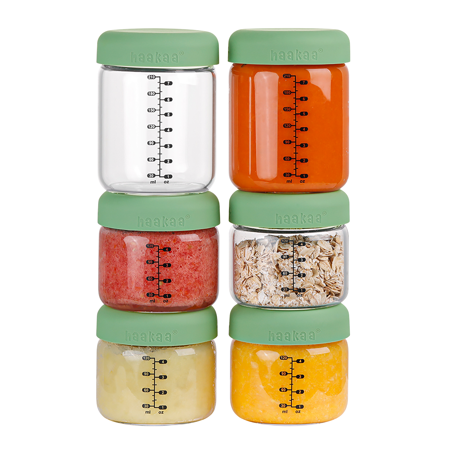 haakaa-set-de-bocaux-en-verre-borosilicate-avec-couvercles-herm-tiques-en-silico image 1