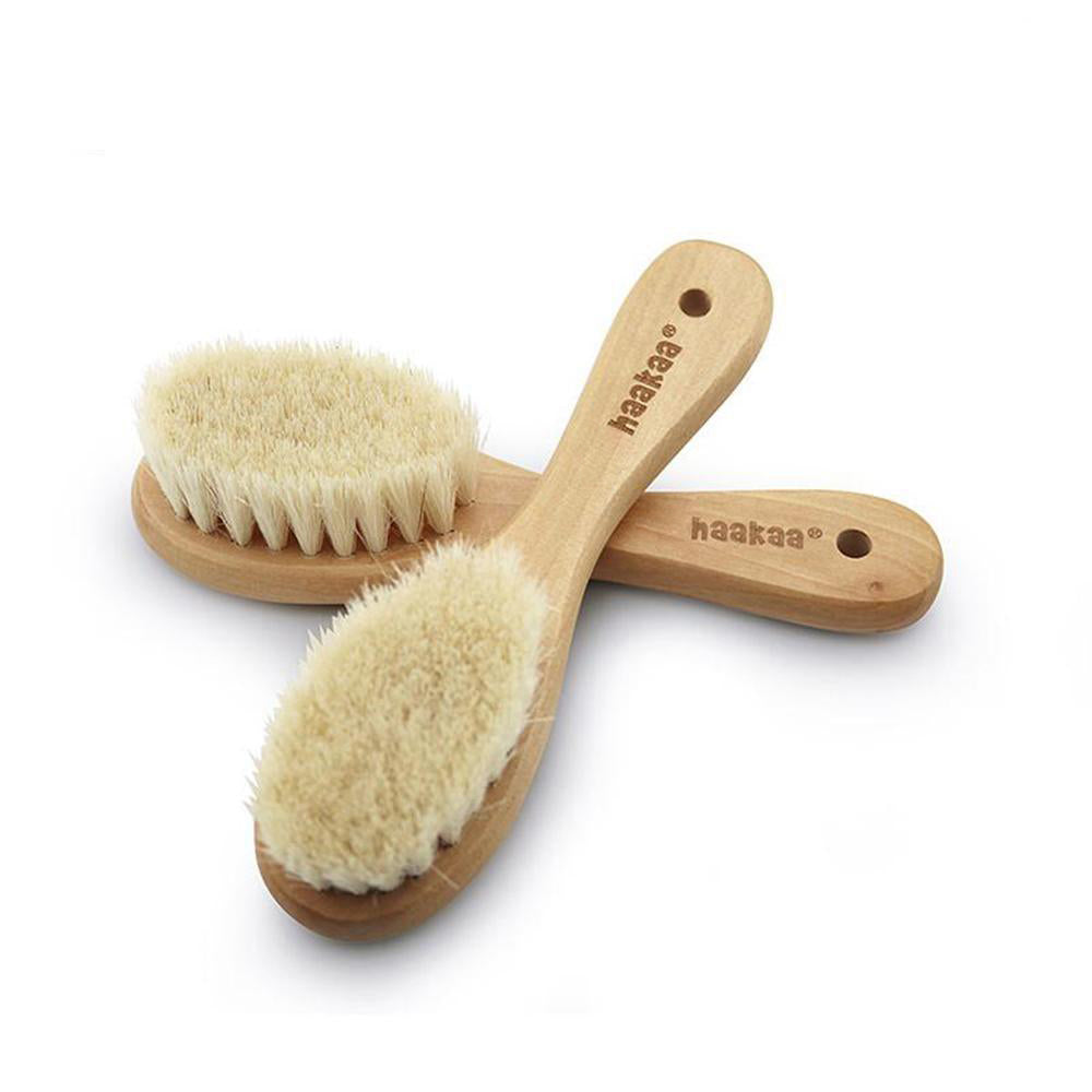 brosse-pour-b-b-en-laine-de-mouton-haakaa image 8