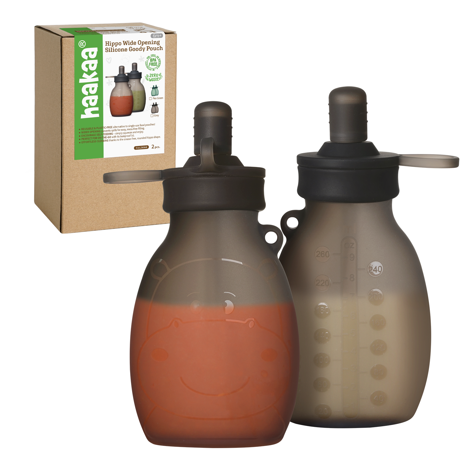 haakaa-poche-goody-large-ouverture-en-silicone-260-ml image 1