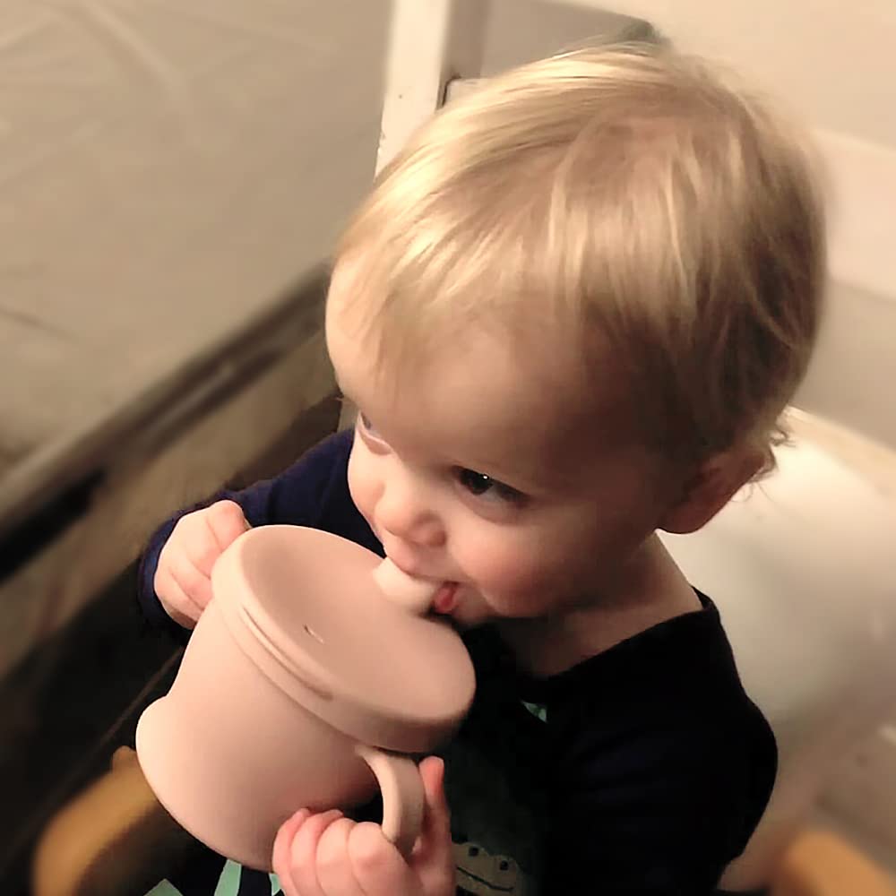 gobelet-en-silicone-haakaa-sip-n-snack-avec-deux-couvercles-interchangeables image 2