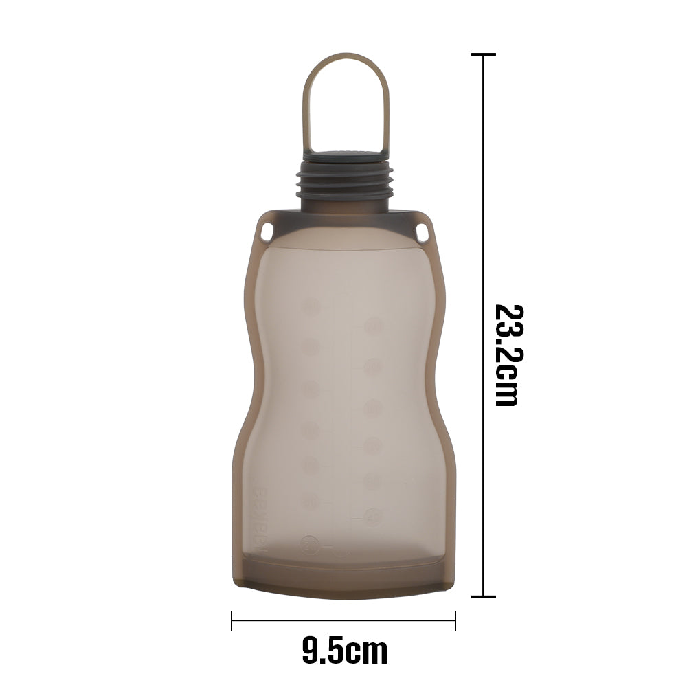 sachets-de-conservation-de-lait-maternel-en-silicone-r-utilisables-haakaa-260-ml image 8