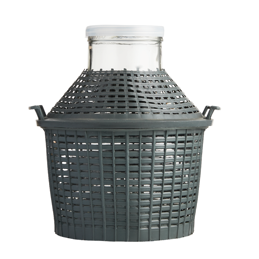 dame-jeanne-en-verre-avec-panier-plastique-le-parfait-5-10-15-litres image 2