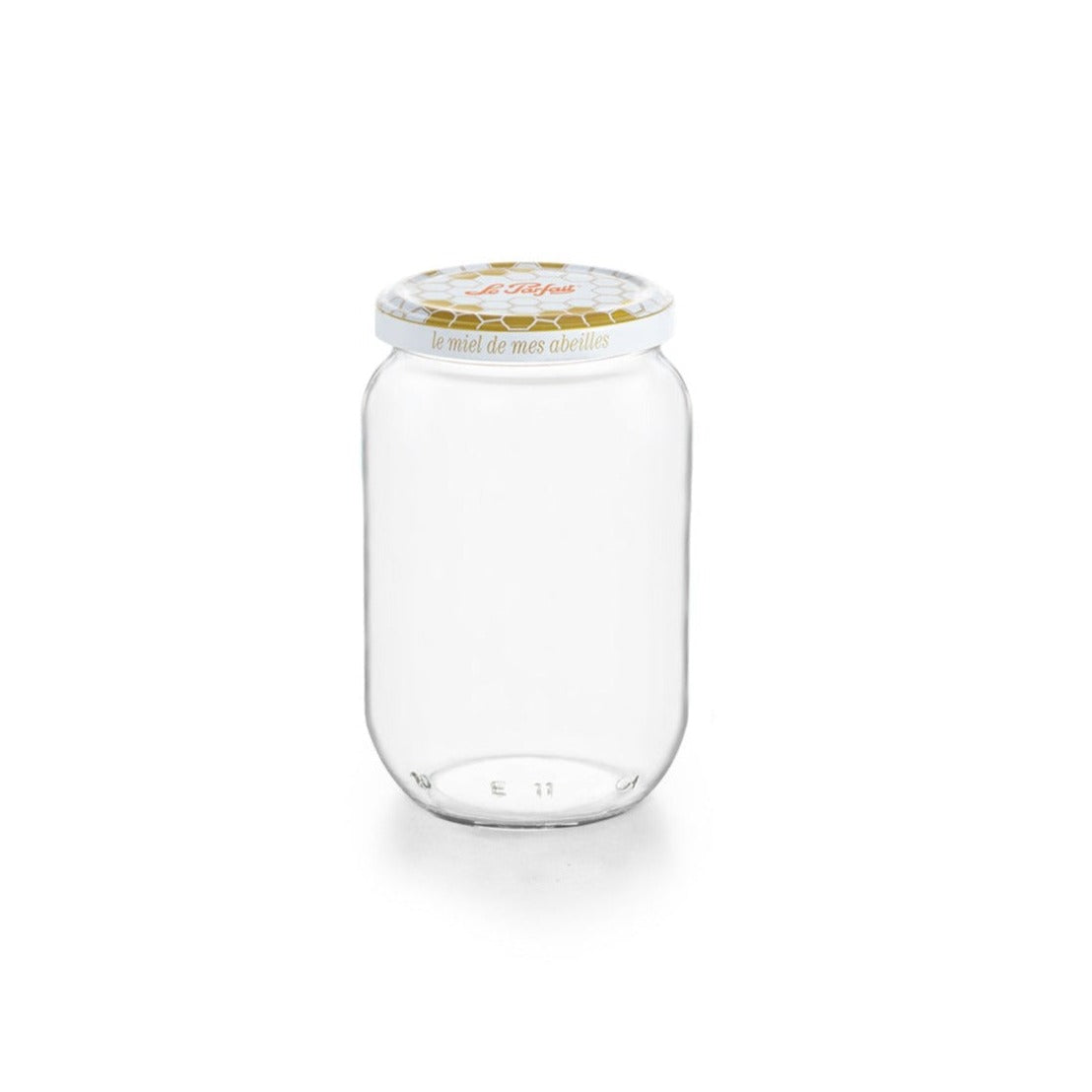 le-parfait-lot-de-6-pots-miel-avec-couvercles-m-talliques-gaufr-s image 4