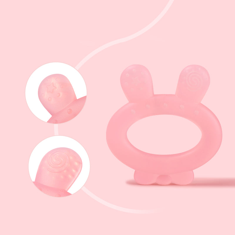 anneau-de-dentition-lapin-en-silicone-haakaa-soulagement-naturel-des-gencives image 6
