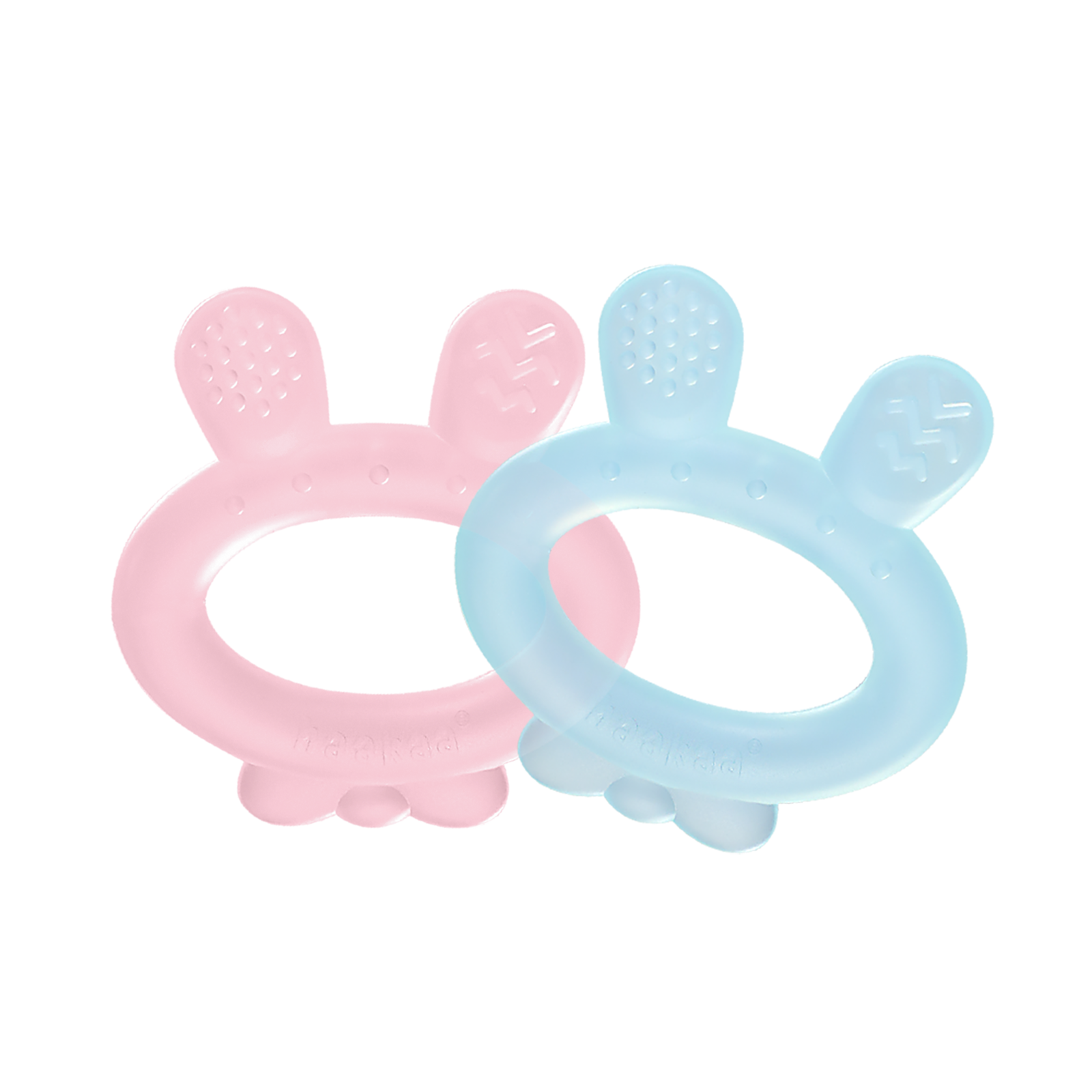 anneau-de-dentition-lapin-en-silicone-haakaa-soulagement-naturel-des-gencives image 1