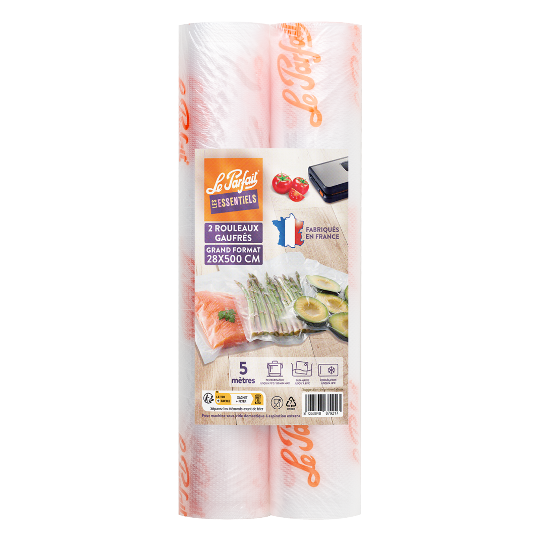 le-parfait-lot-de-2-rouleaux-de-film-microcannel-pour-machine-sous-vide-conserva image 2