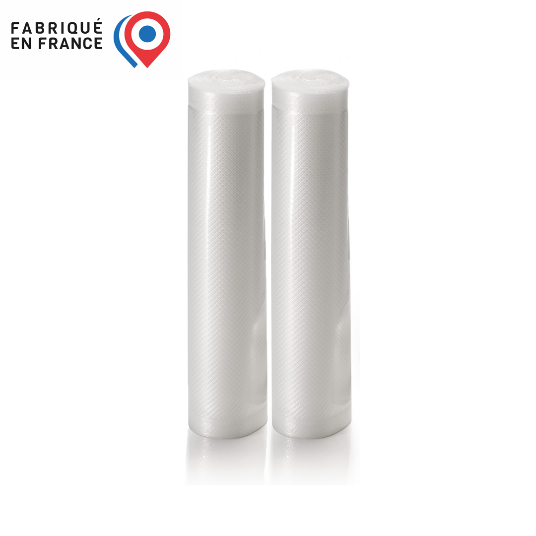 rouleaux-sous-vide-gaufr-s-le-parfait-lot-de-2-film-pa-pe-sans-bpa image 1