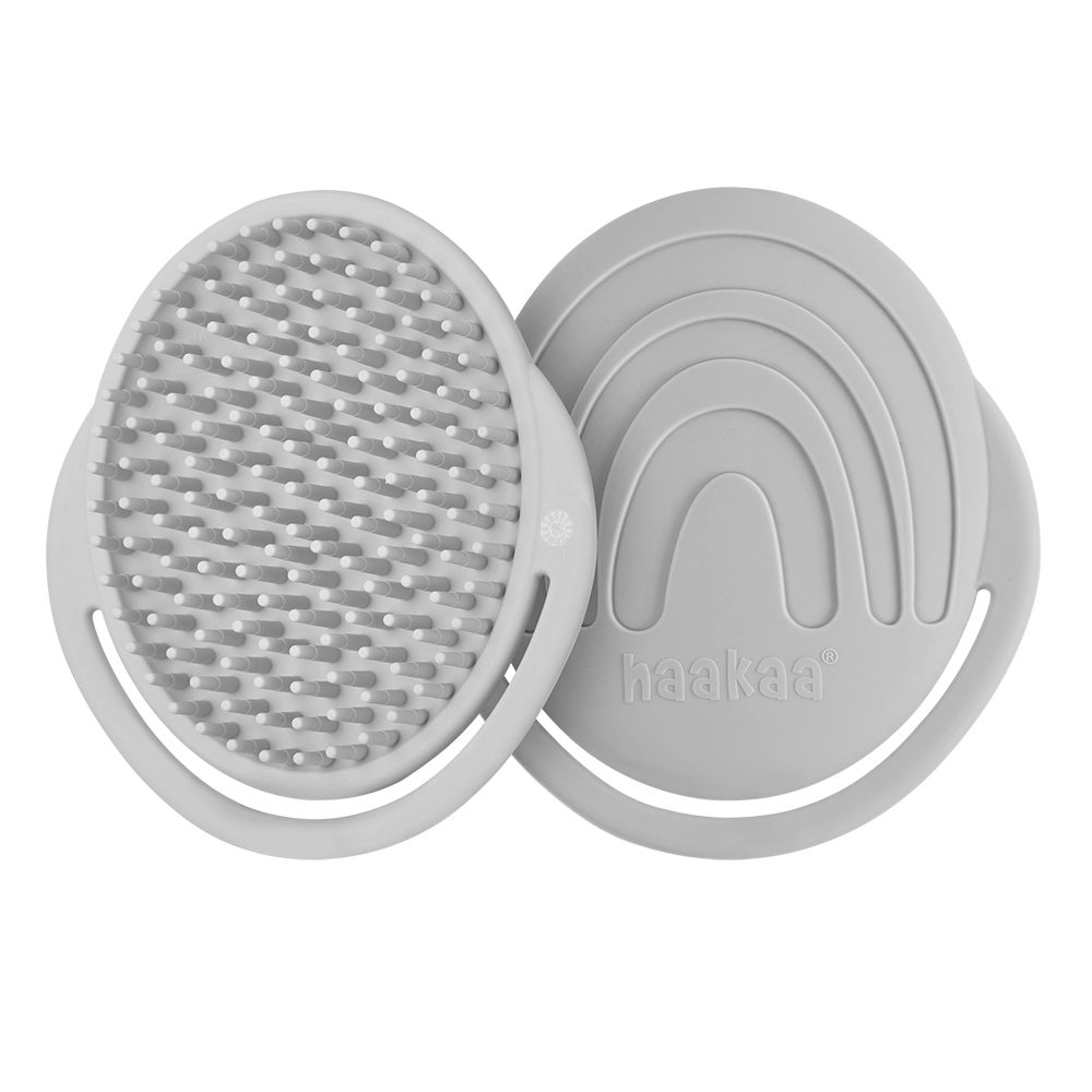 brosse-de-shampooing-en-silicone-haakaa-pour-b-b image 1