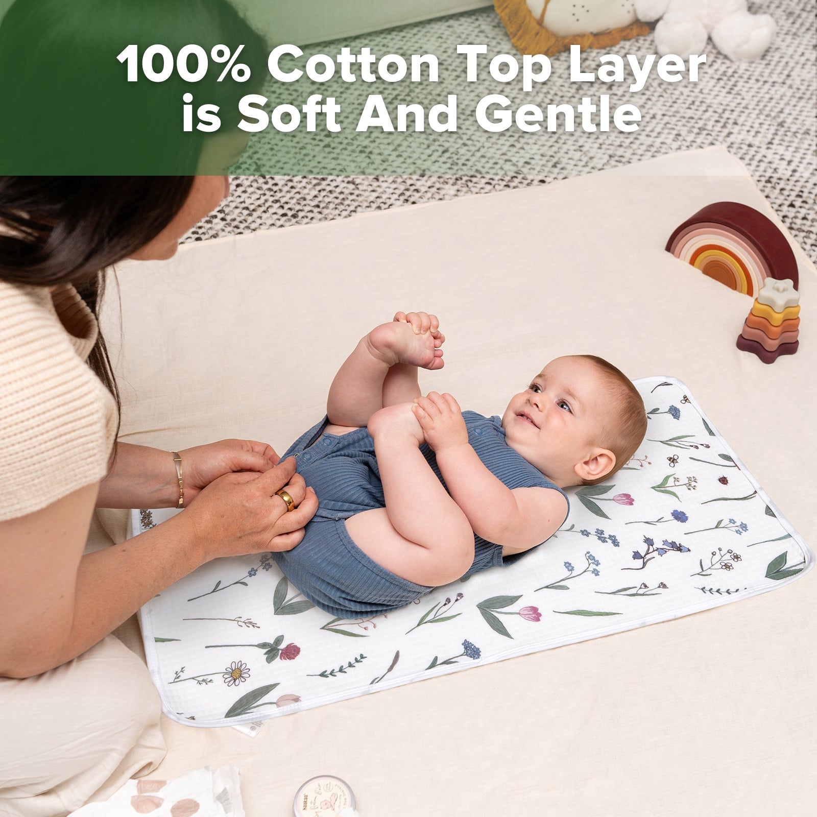 matelas-langer-imperm-able-r-utilisable-haakaa-lot-de-2-motifs-botaniques image 3