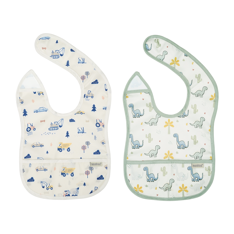 bavoir-b-b-repliable-haakaa-easy-fold-lot-de-2 image 1
