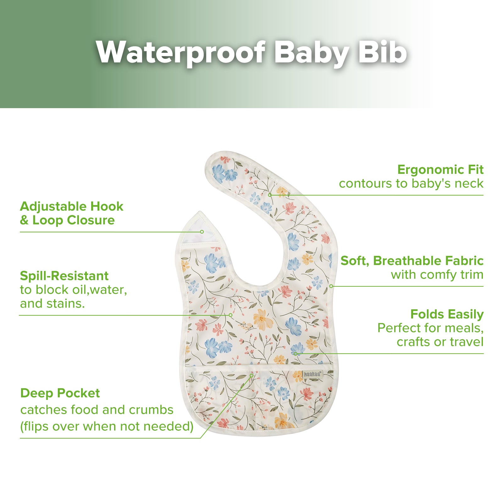 bavoir-b-b-repliable-haakaa-easy-fold-lot-de-2 image 5