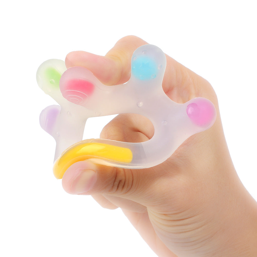 haakaa-anneau-de-dentition-palm-teether-en-silicone-mod-le-dinky-digits-pour-b-b image 2