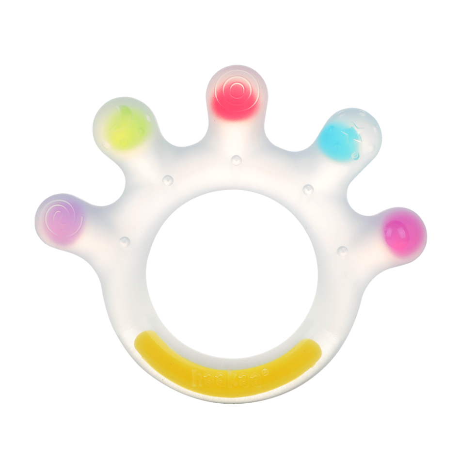 haakaa-anneau-de-dentition-palm-teether-en-silicone-mod-le-dinky-digits-pour-b-b image 1