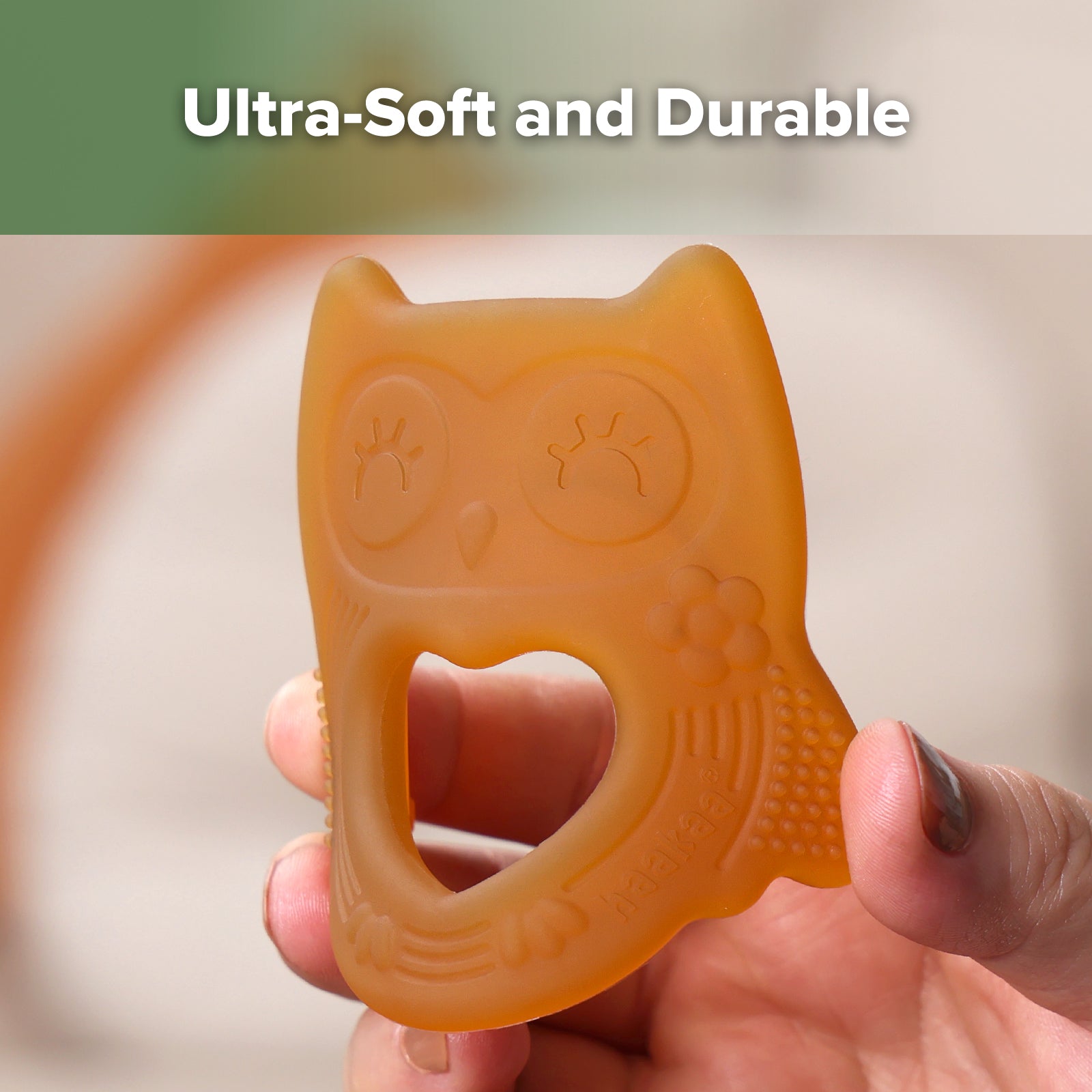 anneau-de-dentition-hibou-en-silicone-haakaa image 5