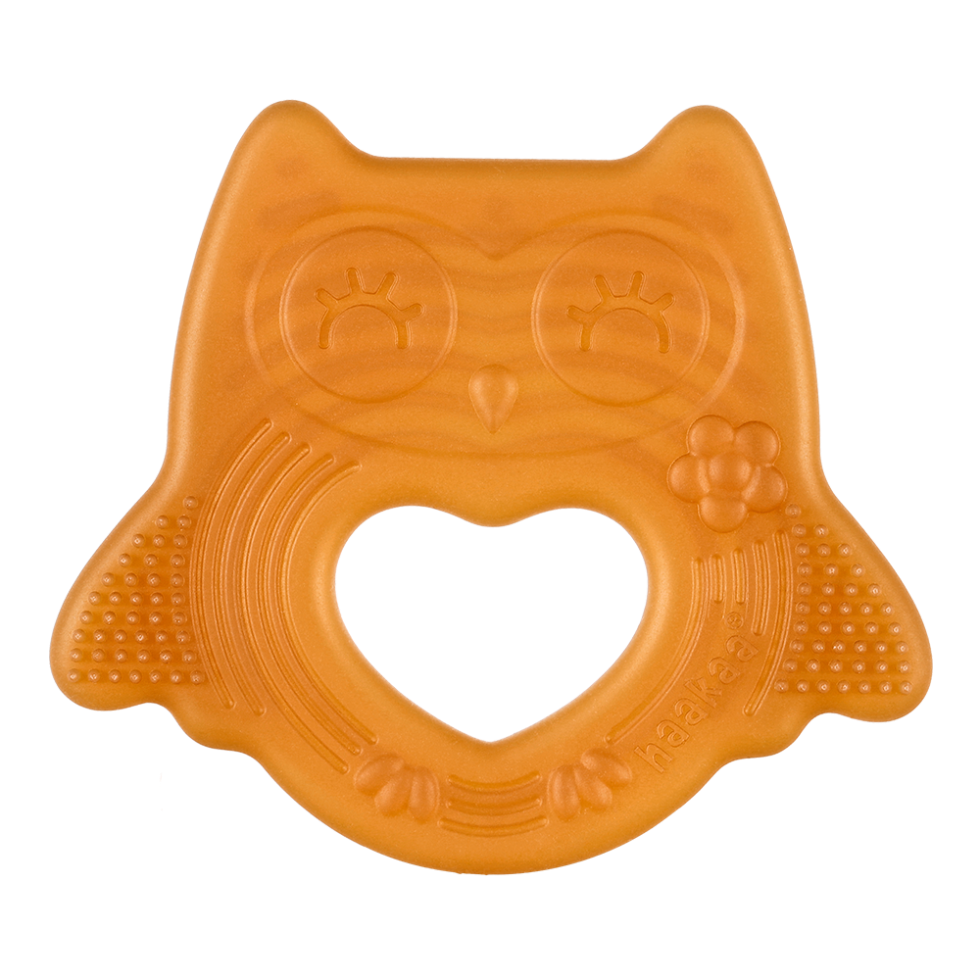 anneau-de-dentition-hibou-en-silicone-haakaa image 1