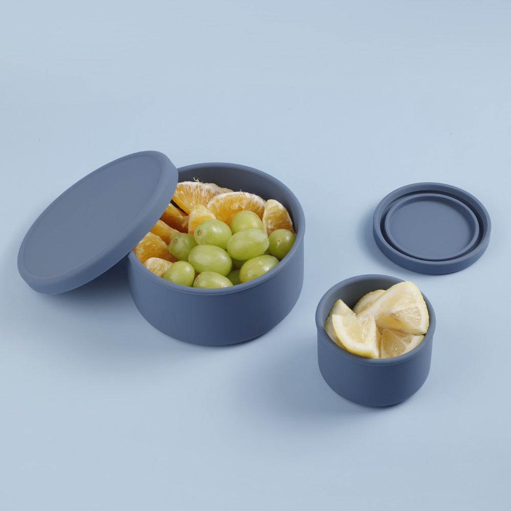 lot-de-2-bo-tes-rondes-en-silicone-haakaa-pour-aliments image 4