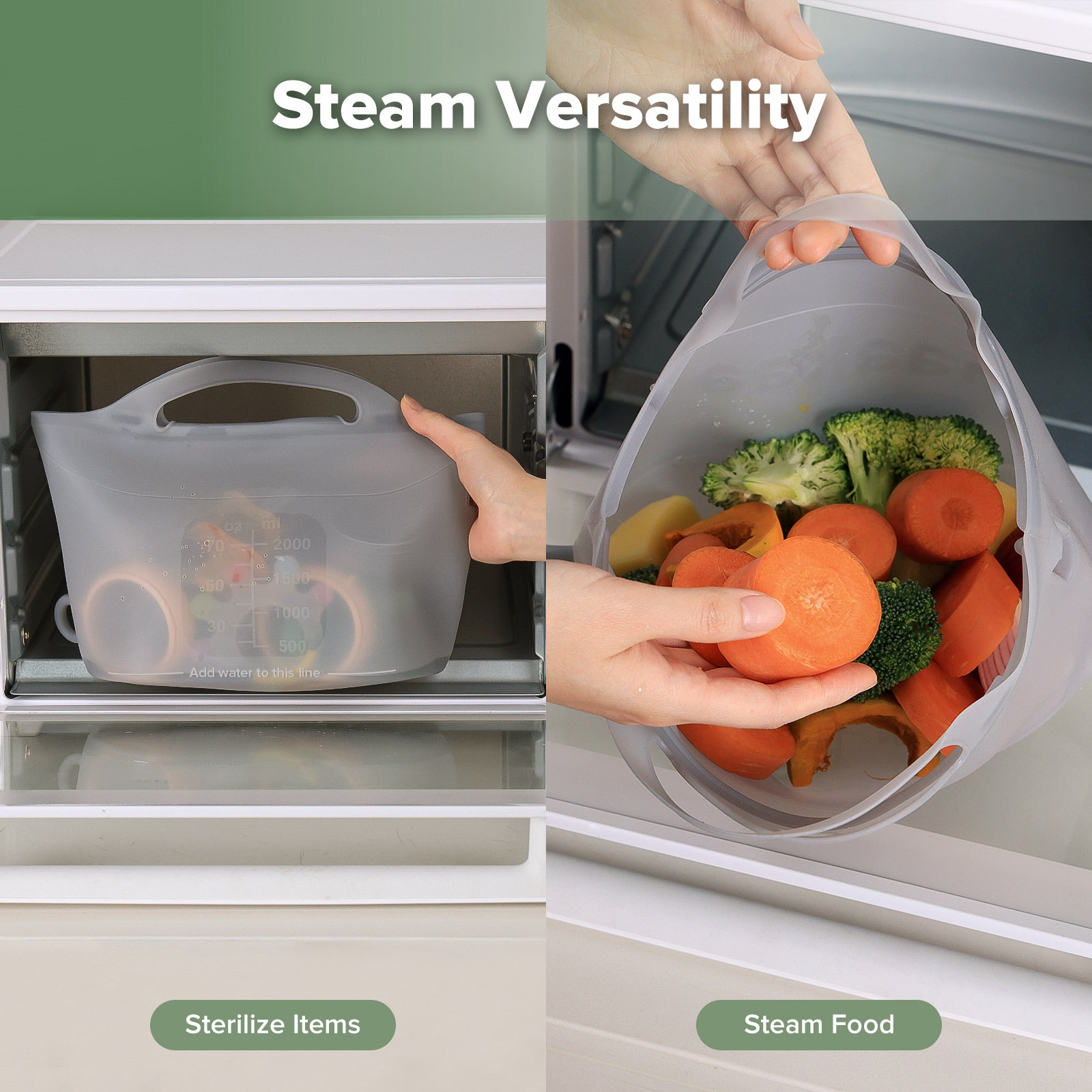 sac-de-st-rilisation-et-cuisson-vapeur-multipurpose-haakaa-r-utilisable-silicone image 4