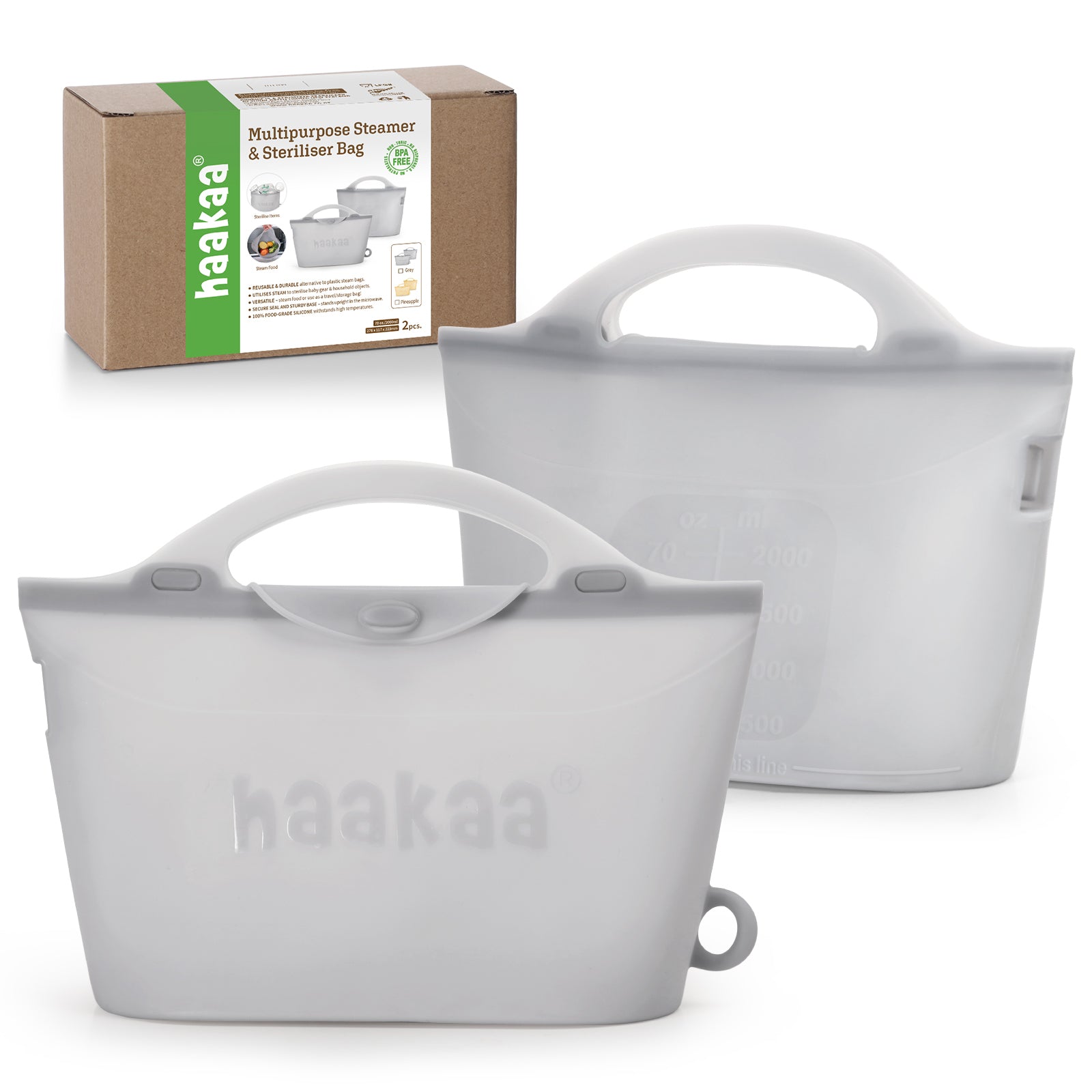 sac-de-st-rilisation-et-cuisson-vapeur-multipurpose-haakaa-r-utilisable-silicone image 2