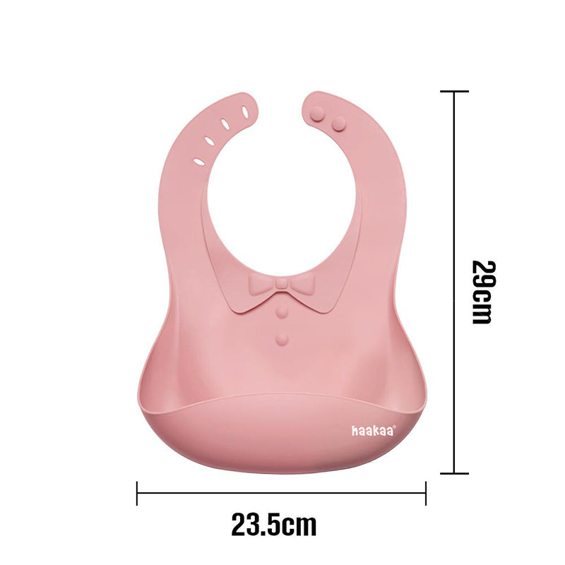 bavoir-en-silicone-haakaa-avec-poche-vert-100-alimentaire-10-eur image 5
